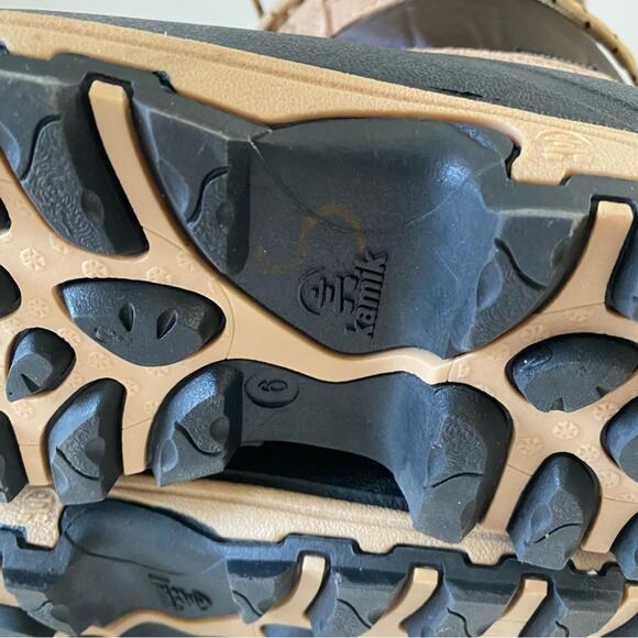 Kamik Snowvalley Waterproof Thinsulate Lined Snow Boots Size 6 Mid Calf Lace Up - Picture 14 of 14